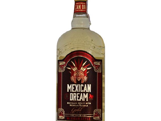 Текила Mexican Dream Gold 38%, 0,7