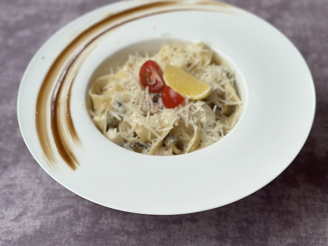 Фетучини с морепродуктами