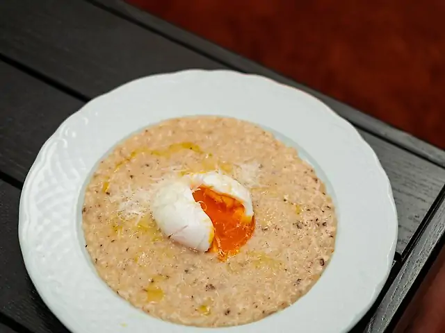 Вівсяне різотто з трюфелем