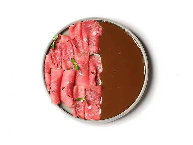 Карпаччо з телятини із соусом Umami