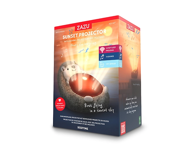ZAZU Henry the Hedgehog projector with moving projection and melodies