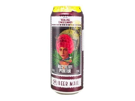 Пиво Volfas Engelman Raspberry Porter 0.568 ЖБ