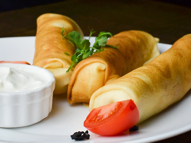 Блинчики с курицей