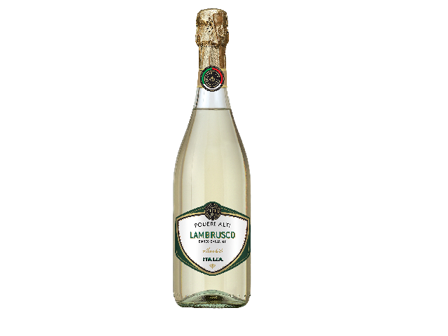 Вино ігристе біле напівсолодке PODERI ALTI LAMBRUSCO DELL'EMILIA, 0.75л 7,5%