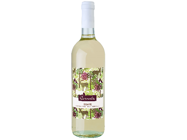 Вино біле сухе CORNALE SOAVE DOC, 0.75л 12,0%