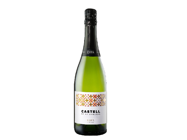 Вино ігристе біле напівсухе CASTELL DE LA COMANDA CAVA SEMI SEC, 0.75л 11,5%
