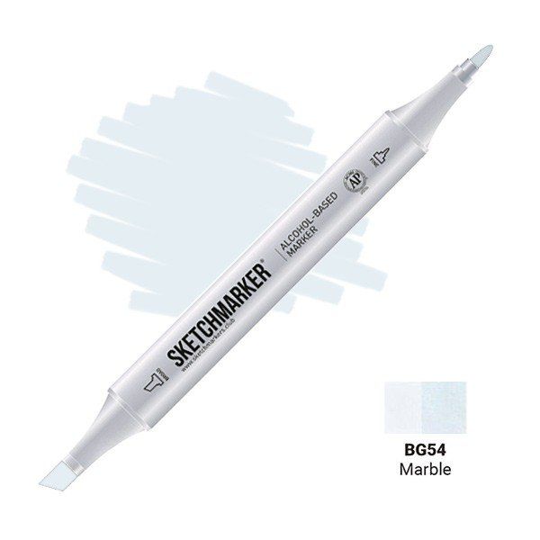 Маркер #e1eef3, Цвет маркера: Marble (Мрамор), SM-BG054, SKETCHMARKER), SM
