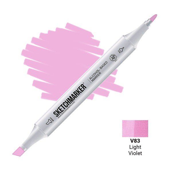 Маркер #eb97c9, Цвет маркера: Light Violet (Светло фиолетовый), SM-V083, SKETCHMARKER), SM