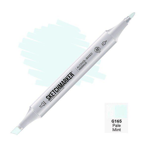 Маркер #e7faf6, Цвет маркера: Pale Mint (Бледная мята), SM-G165, SKETCHMARKER), SM