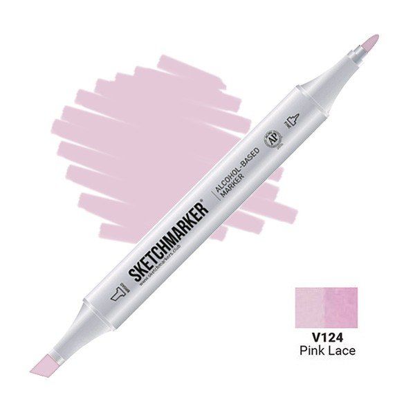 Маркер #e9c9dc, Цвет маркера: Pink Lace (Розовые кружева), SM-V124, SKETCHMARKER), SM