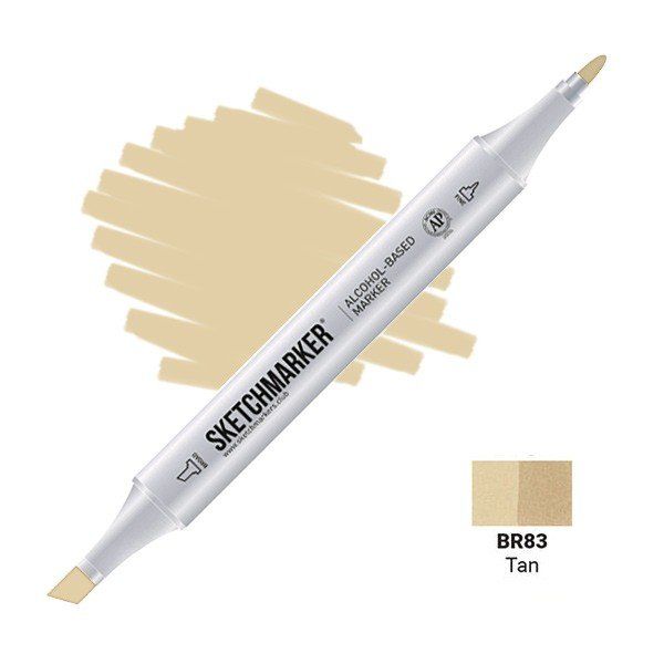Маркер #e1cfa6, Цвет маркера: Tan (Смуглый), SM-BR083, SKETCHMARKER), SM