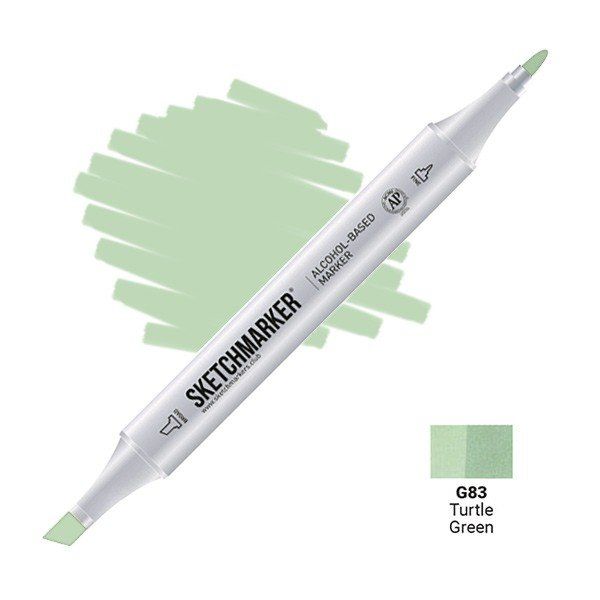 Маркер #a1c2a0, Цвет маркера: Turtle Green (Зеленая черепаха), SM-G083, SKETCHMARKER), SM