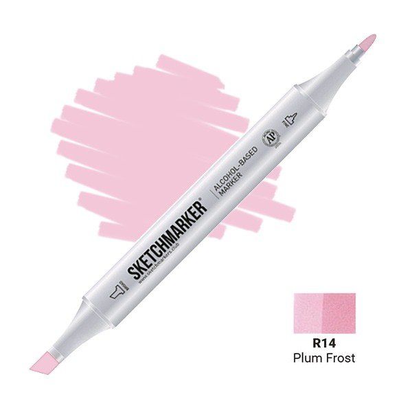 Маркер #f0a9b9, Цвет маркера: Plum Frost (Морозная слива), SM-R014, SKETCHMARKER), SM