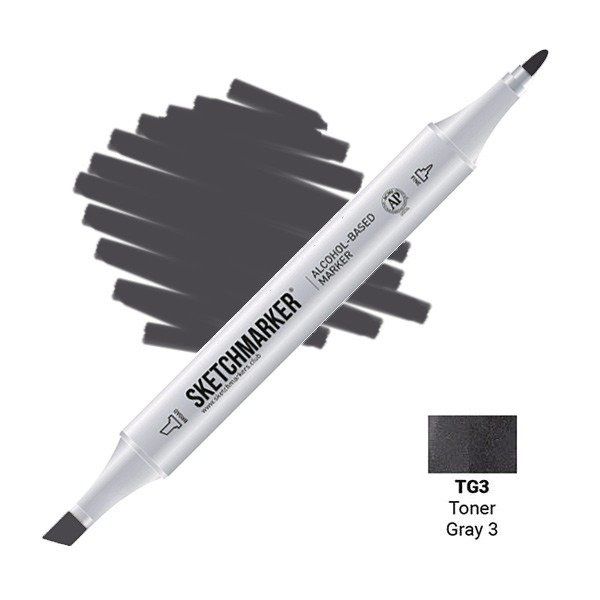 Маркер #535154, Цвет: Toner Gray 3 (Тонированный серый 3), SM-TG03, SKETCHMARKER), SM