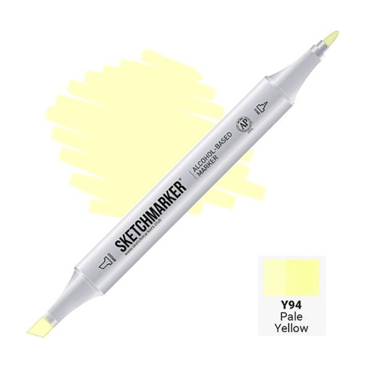 Маркер #ffffae, Цвет маркера: Pale Yellow (Бледно Желтый), SM-Y094, SKETCHMARKER), SM