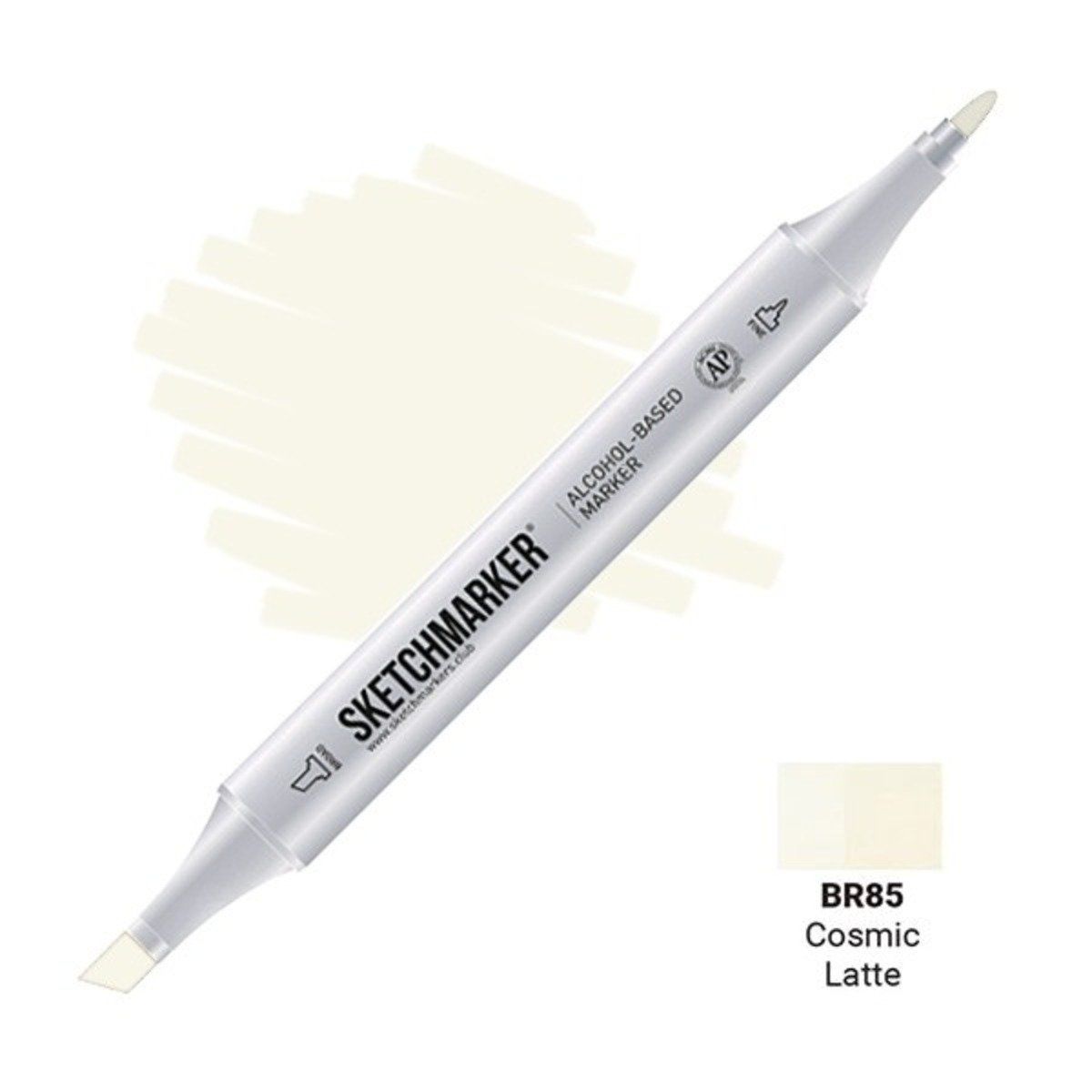 Маркер #f4f2df, Цвет: Cosmic Latte (Космическое латте), SM-BR085, SKETCHMARKER), SM
