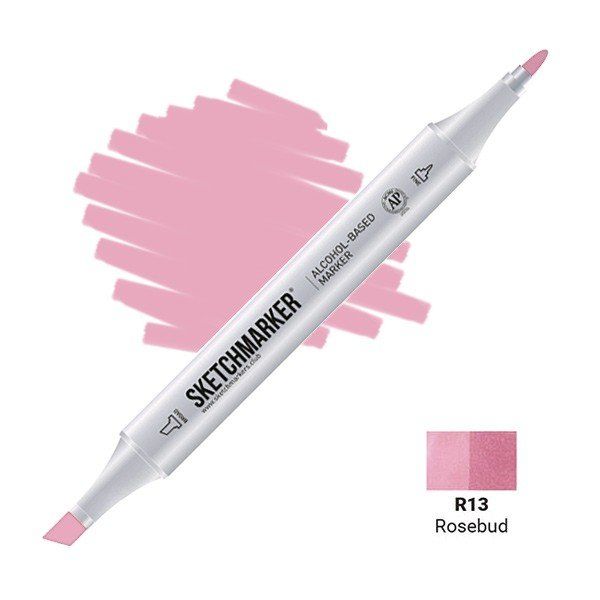 Маркер #cf7992, Цвет маркера: Rosebud (Бутон розы), SM-R013, SKETCHMARKER), SM