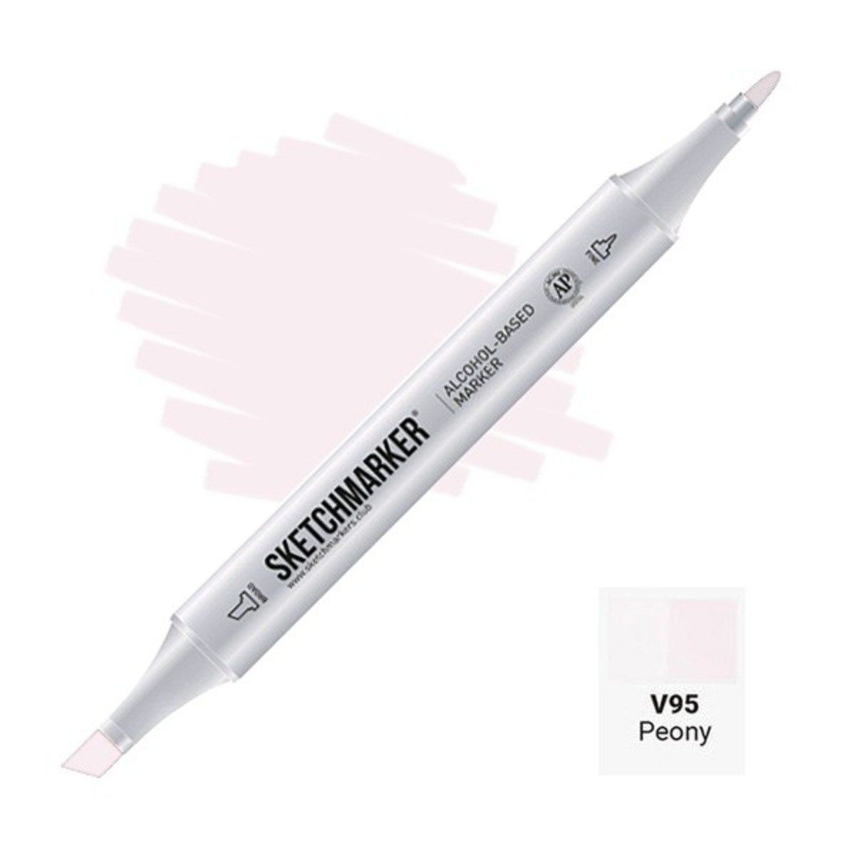 Маркер #f5edef, Цвет маркера: Peony (Пион), SM-V095, SKETCHMARKER), SM