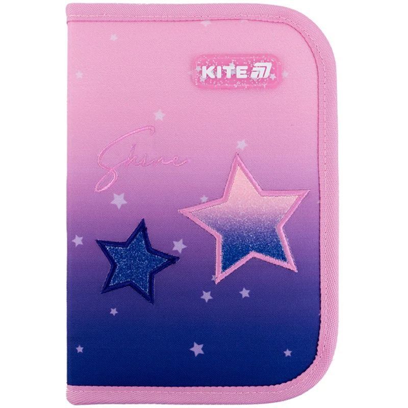 Пенал Kite 1 від., 2 відв., без наповнення 622 Sparkling