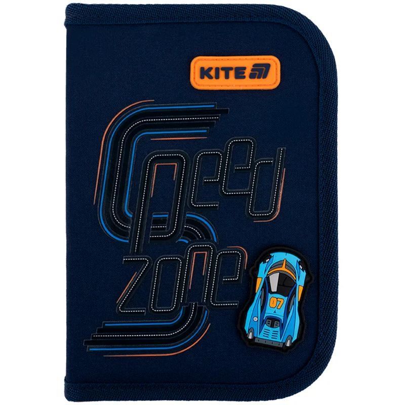 Пенал Kite 1 від., 2 відв., без наповнення 622 Speed Zone