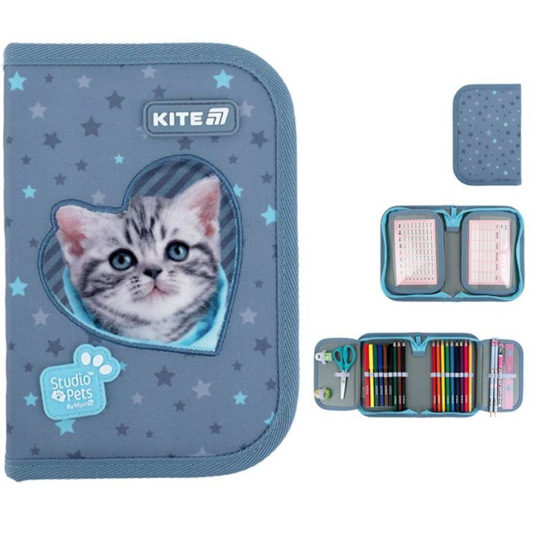 Пенал Kite 1 від., 2 відв., з наповненням 622H-3 SP