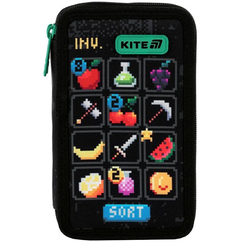 Пенал Kite 2 від., без наповнення 623 Pixel Game