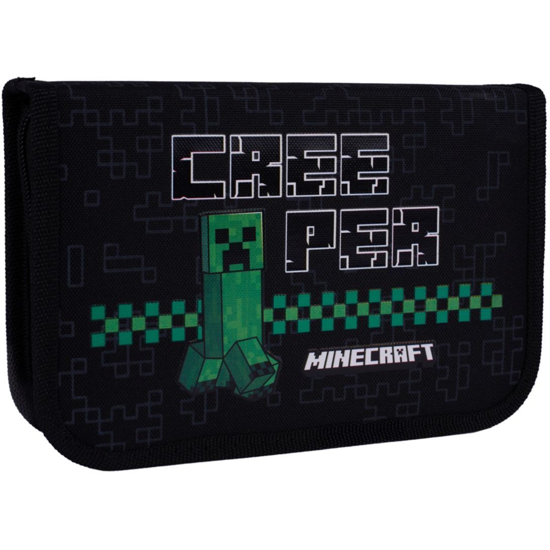 Пенал твердий YES одинарний з двома клапанами HP-04 Minecraft Time