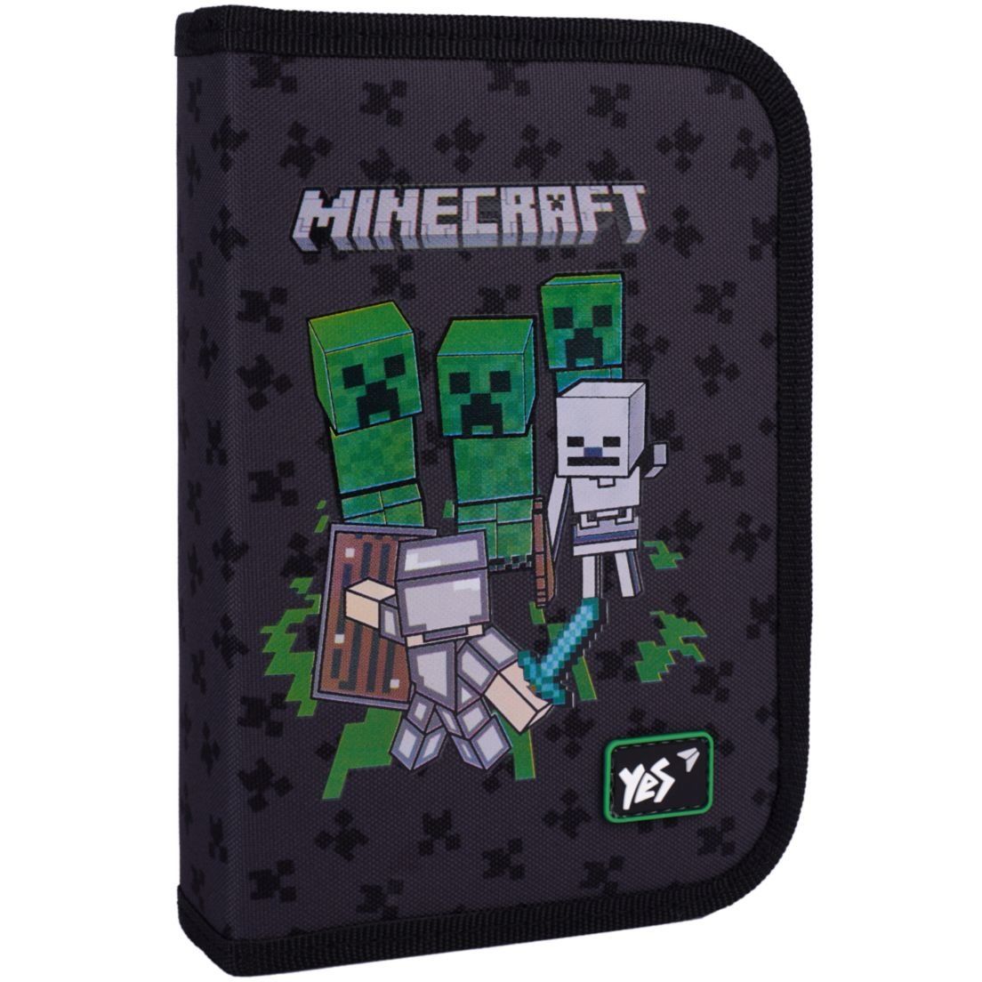 Пенал твердий YES одинарний з клапаном HP-03 Minecraft Team