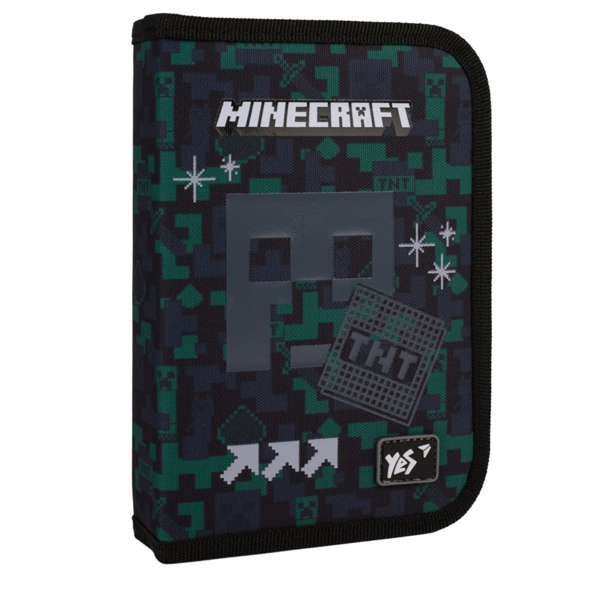Пенал твердий YES одинарний з клапаном HP-03 Minecraft Watch Out