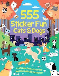 555 Sticker Fun Cats  Dogs