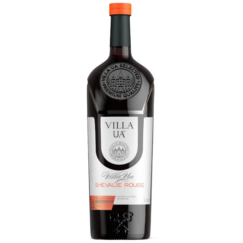 Вино червоне напівсолодке Shevalie Rouge Villa UA, 1.5 л