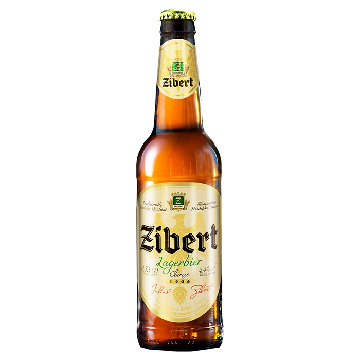 Пиво світле Lagerbier Zibert, 0.5 л