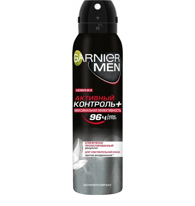 Дезодорант-антиперспірант Активний контроль+ Garnier Men, 150 мл