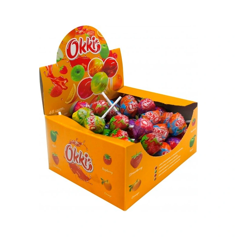 Карамель на паличці Classic mix OKKI, 14,9 г/шт.