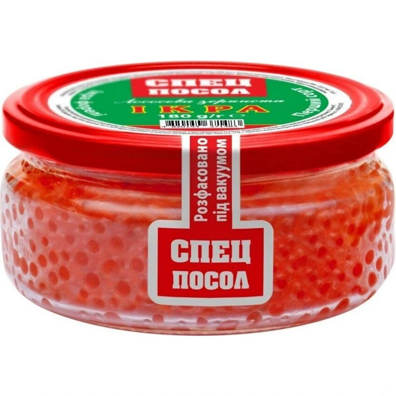 Ікра лососева зерниста Спецпосол, 180 г