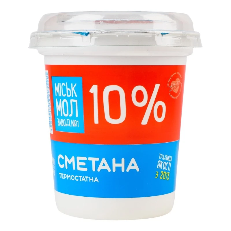 Сметана 10% Міськмолзавод, 300 г