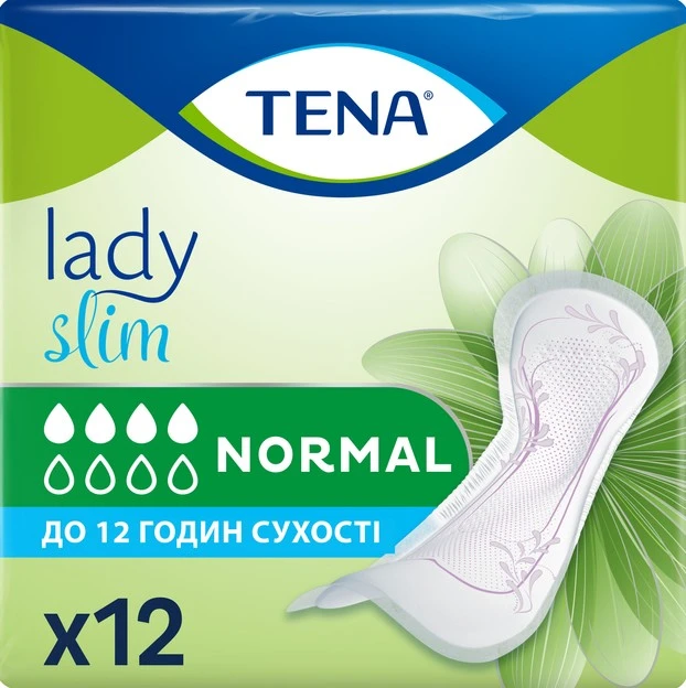 Прокладки урологічні Slim Normal Lady Tena, 12 шт/уп.