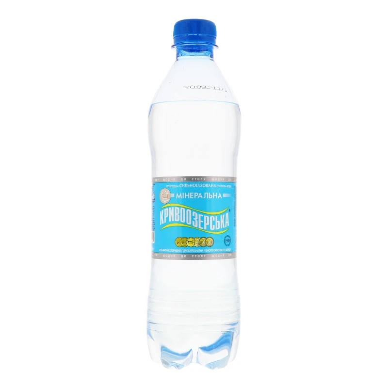 Вода газована Кривоозерська, 0.5 л