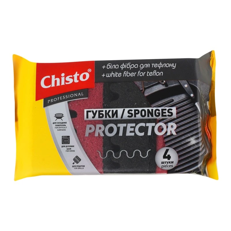 Губки кухонні Protector Chisto 4шт