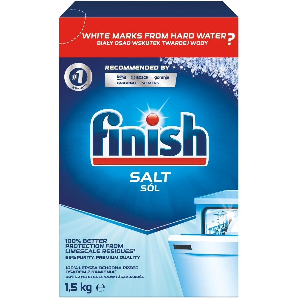 Сіль для посудомийних машин Finish, 1.5 кг