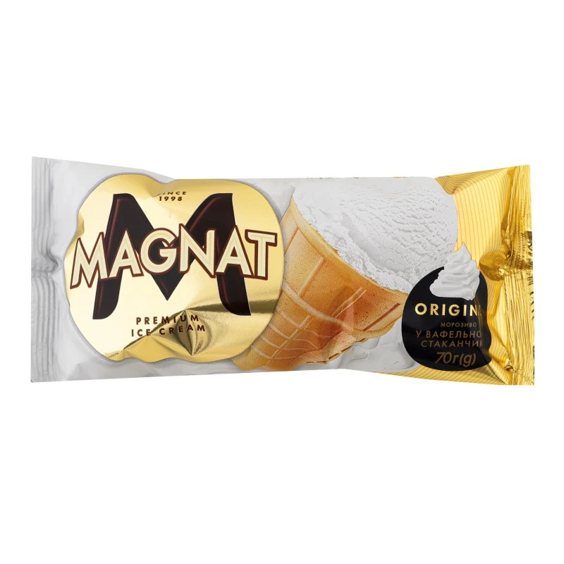 Морозиво 12% у вафельному стаканчику Original Magnat м/у 70г
