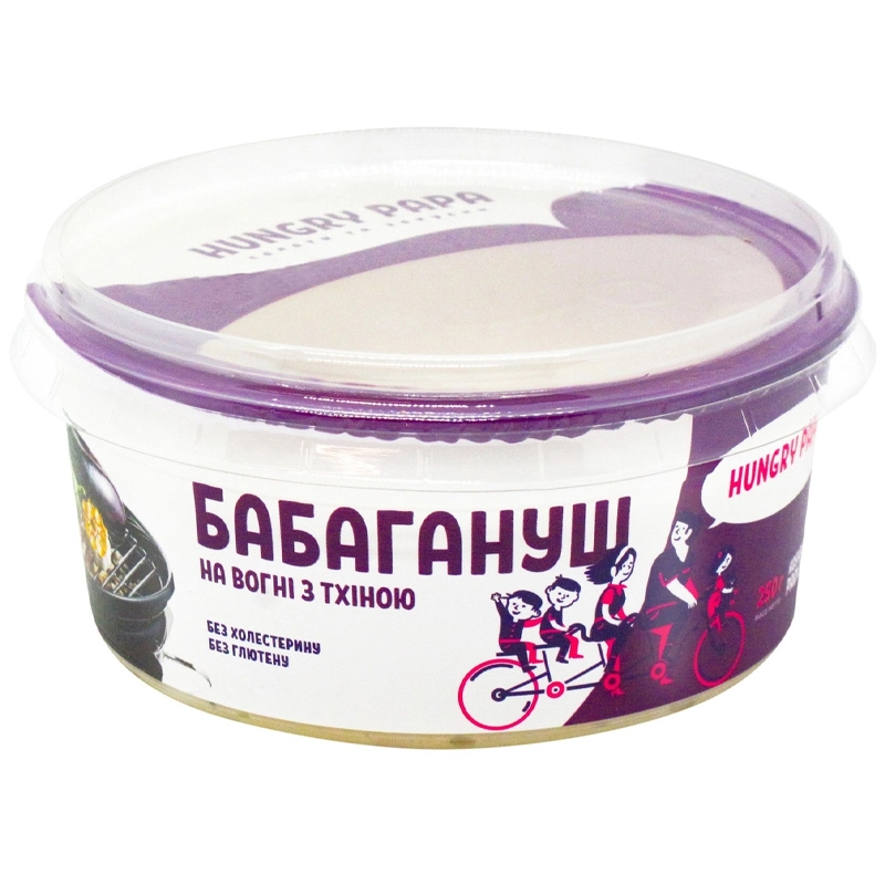 Бабагануш на вогні з тхіною Hungry Papa ст 250г