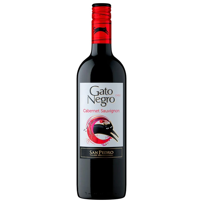 Вино червоне сухе Cabernet Sauvignon Gato Negro, 0.75 л