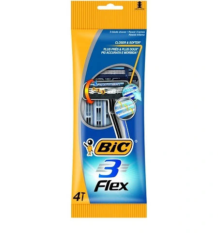 Набір бритв без змінних катриджів Flex 3 Bic, 3 шт