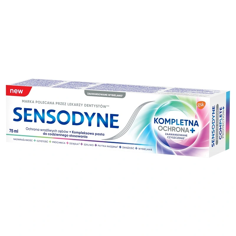 Зубна паста комплекний захист Sensodyne, 75 мл