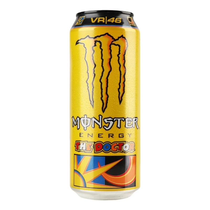 Напій енергетичний б/а газований ж/б The Doctor Monster Energy, 0.5 л