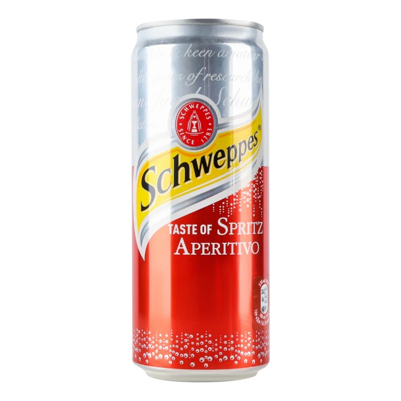 Напій газований Spritz Aperitivo ж/б Schweppes, 0.33 л