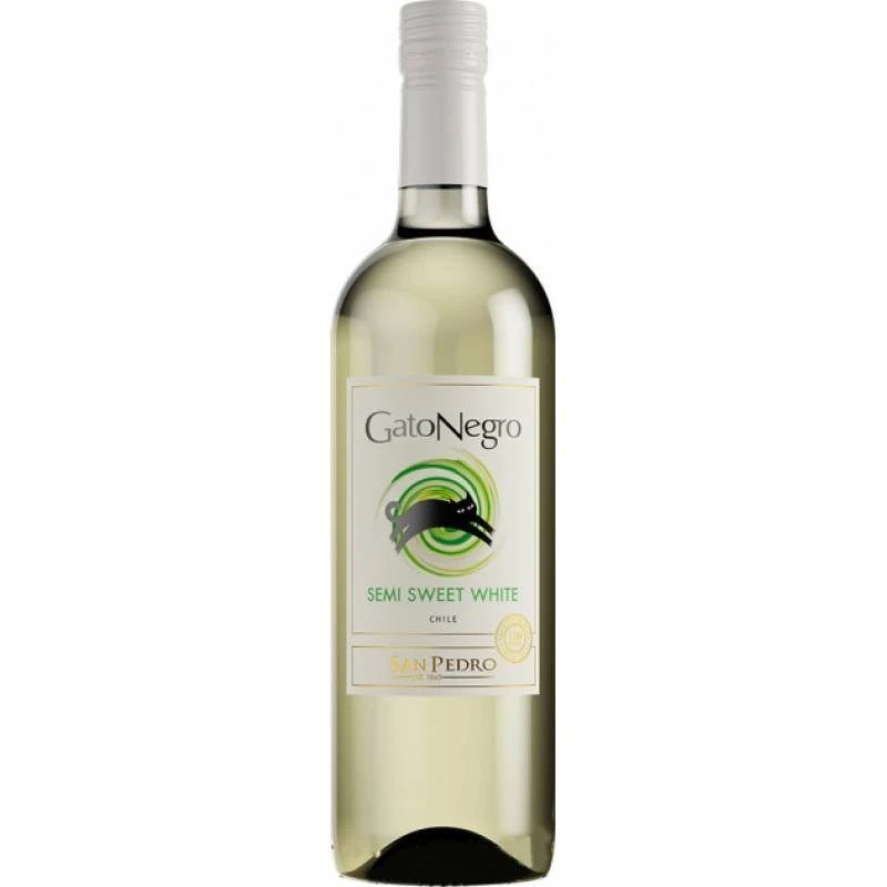 Вино біле напівсолодке San Pedro Gato Negro, 0.75 л