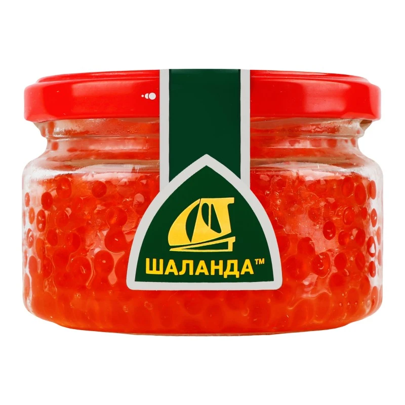 Ікра лососева зерниста солена Шаланда, 200 г