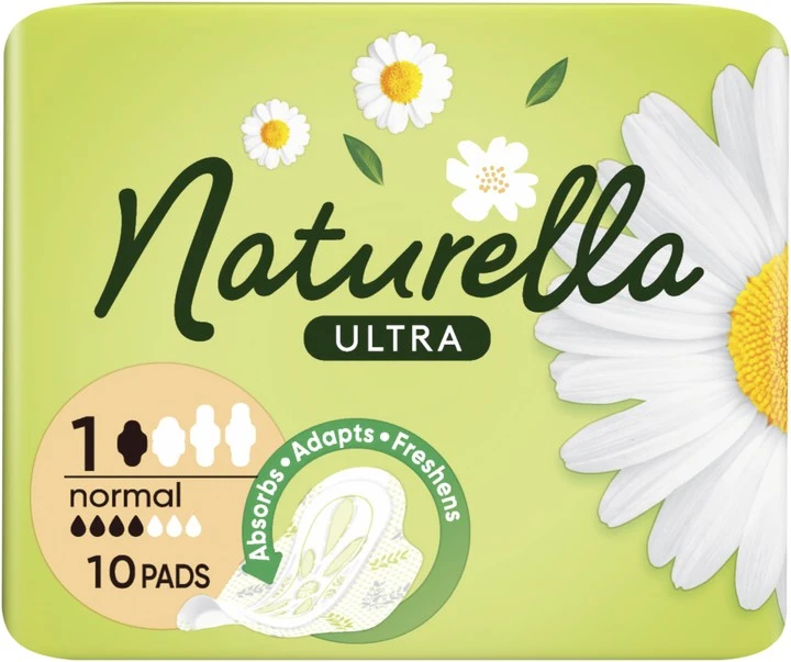 Прокладки гігієнічні Ultra Normal Naturella, 10 шт/уп.